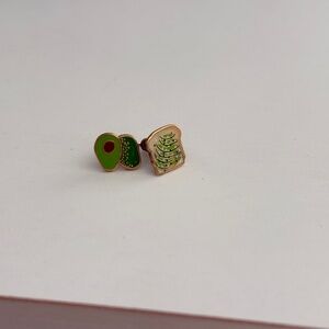 Avocado toast earrings